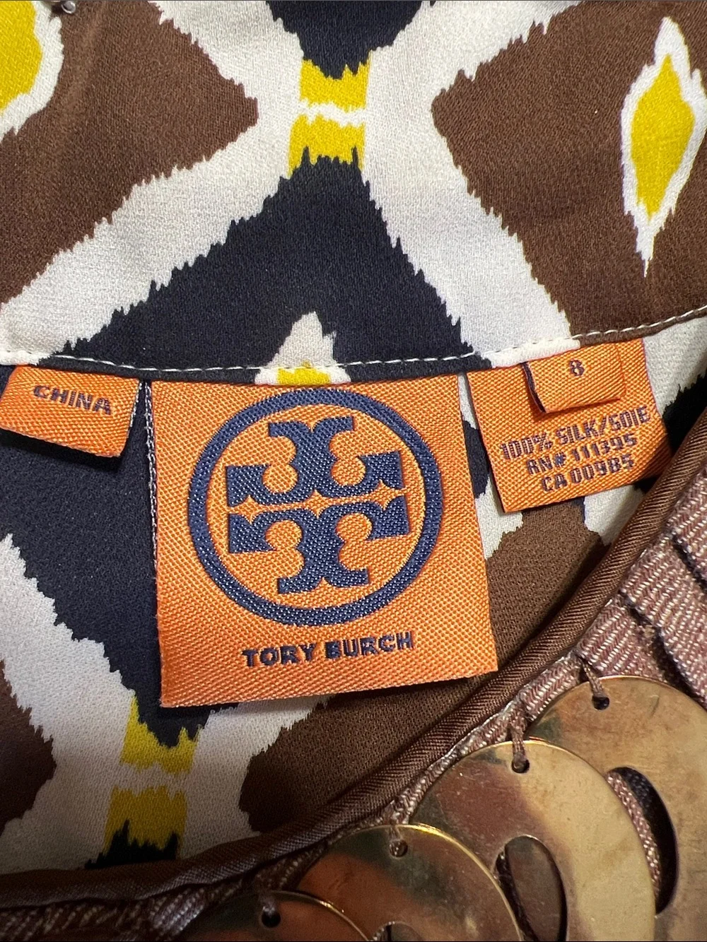 Tory Burch Ikat Silk Tank